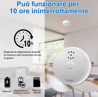 Tebetu Mini Telecamera WiFi 