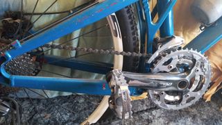 Bicicleta doble suspension descenso