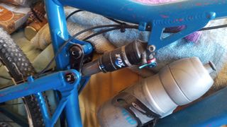Bicicleta doble suspension descenso