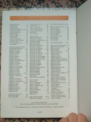 Alimentacion Sana Las Pastas; Spanish Edition