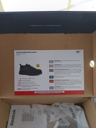 Zapatos de seguridad, talla 43