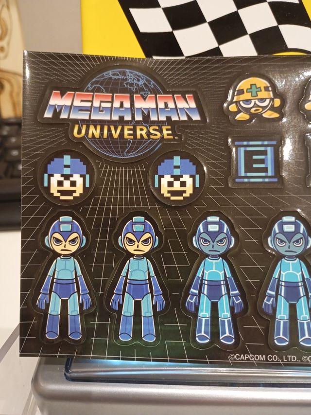 Megaman Universe promotional stickers