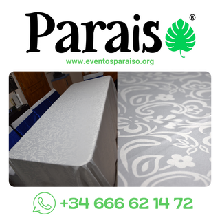 Alquiler Fundas/Forros para Mesas Altas Boda Parla