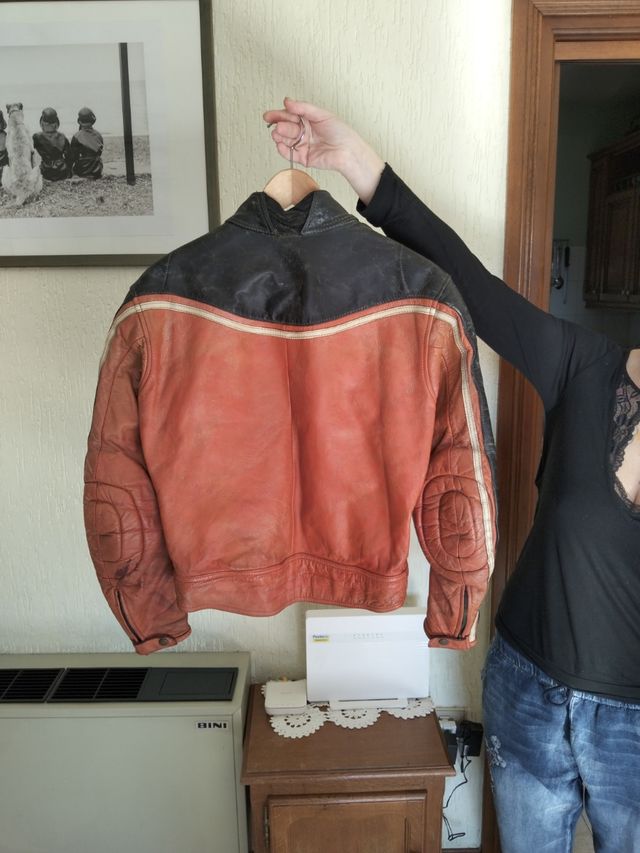 Giacca vintage motociclista Dainese in p