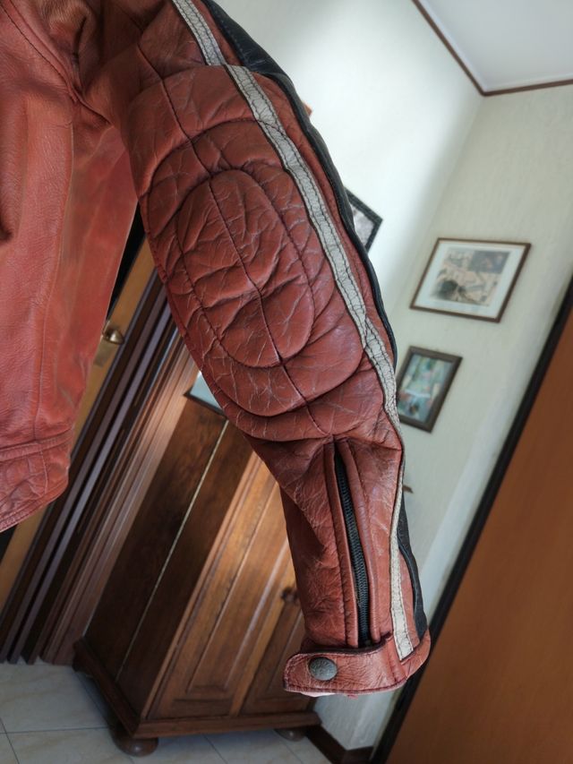Giacca vintage motociclista Dainese in p