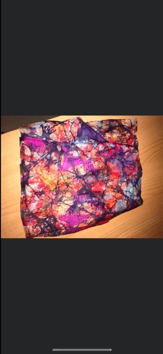 Foulard sciarpa seta nuova