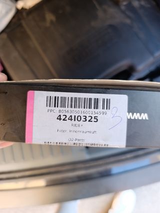 Filtro polen Renault laguna 1.5 dci