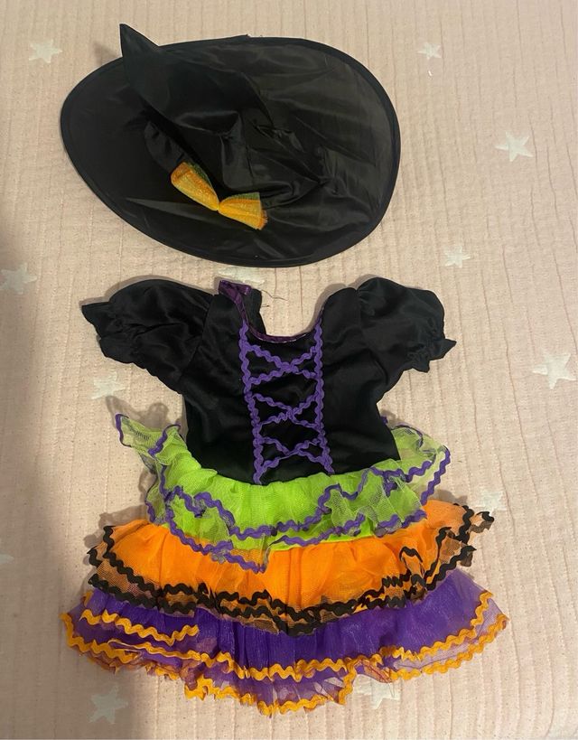 Disfraz bruja niña