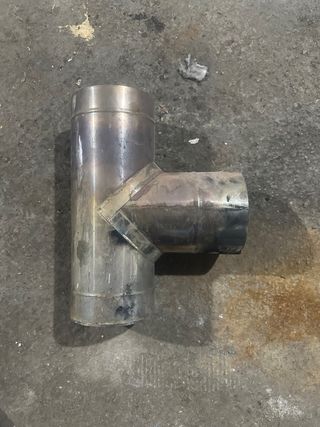 T inoxidable 120mm