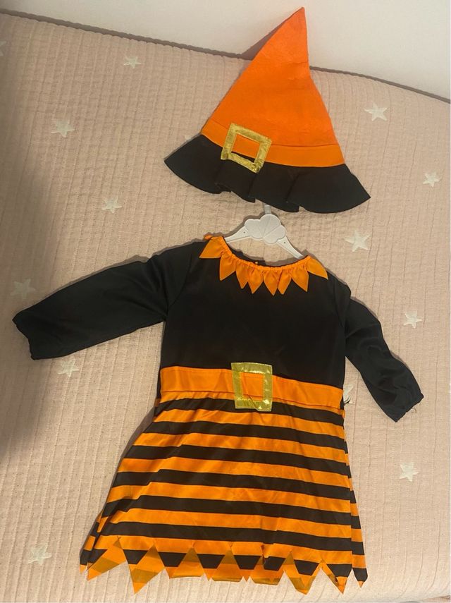 Disfraz bruja niña