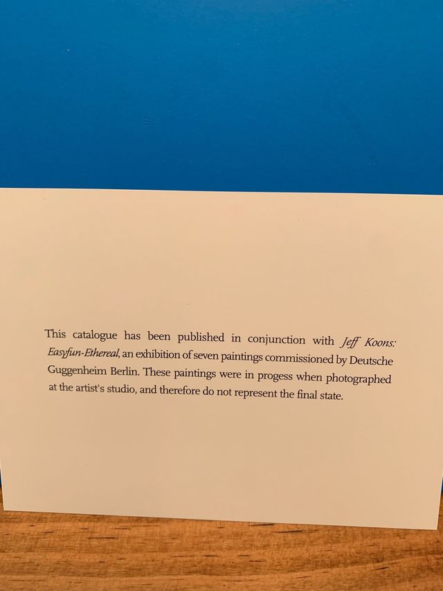 EasyfunEthereal Jeff Koons libro