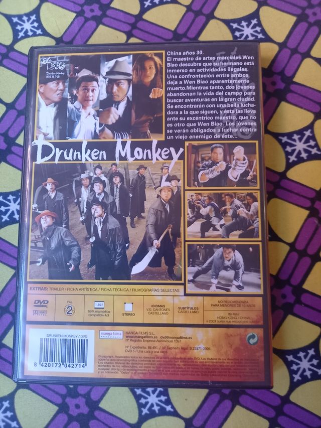 Drunken monkey el mono borracho DVD