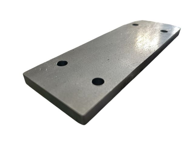 PACK 4 Placas de acero para sujeción y unión 