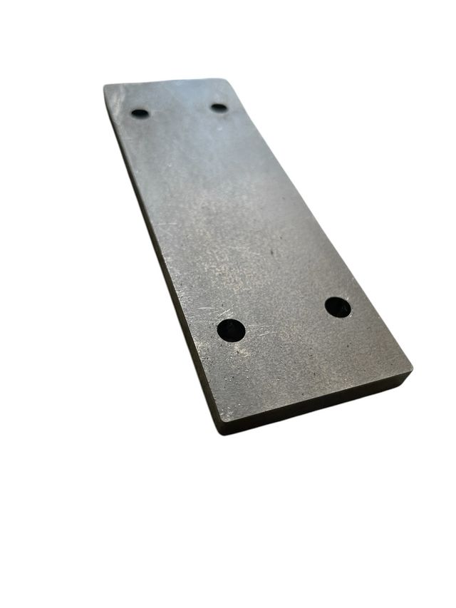 PACK 4 Placas de acero para sujeción y unión 