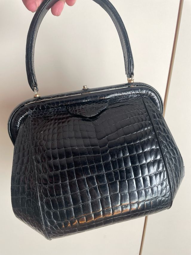 Borsa vintage in vera pelle