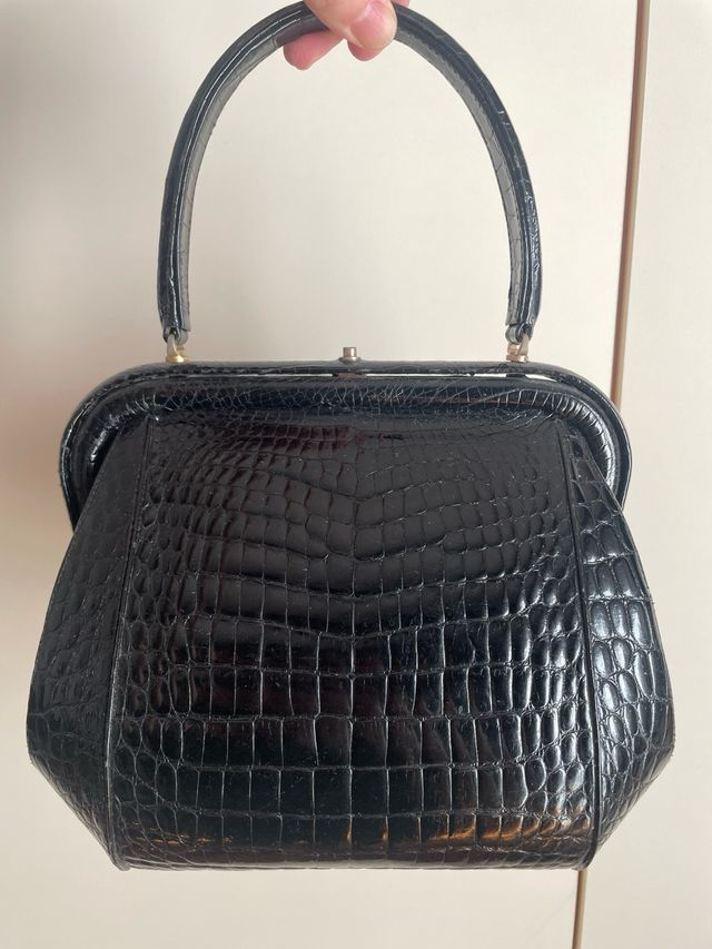 Borsa vintage in vera pelle