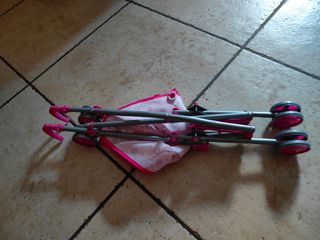 Carrozzino giocattolo bimba. Alluminio