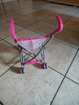 Carrozzino giocattolo bimba. Alluminio