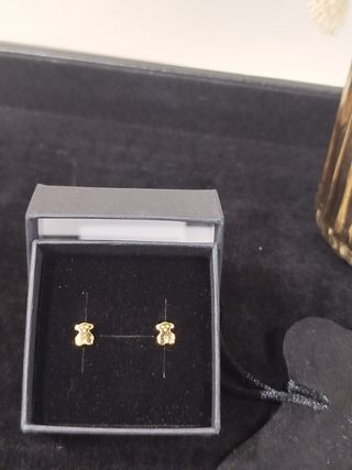 Pendientes oro oso Tous 18k