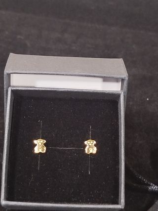 Pendientes oro oso Tous 18k