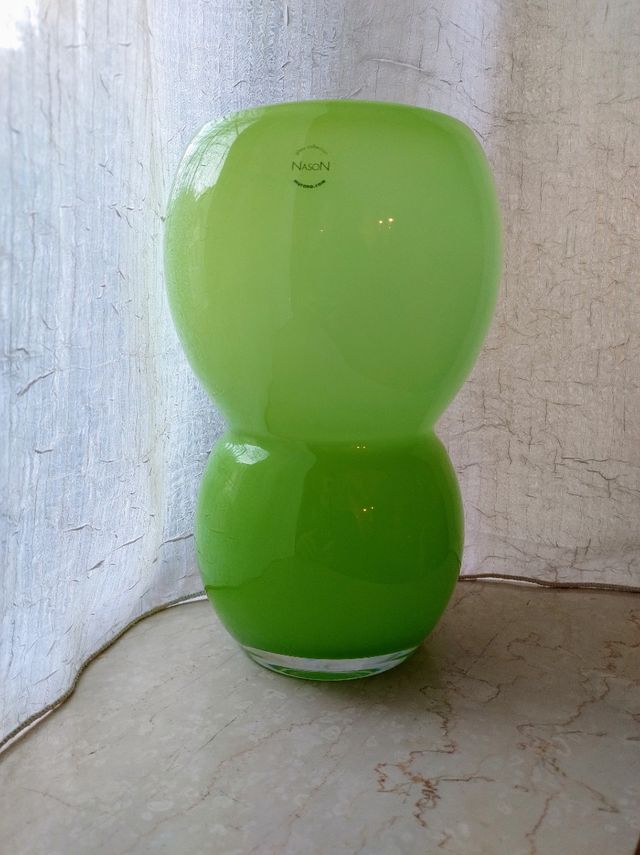 Vaso vetro Murano Nason