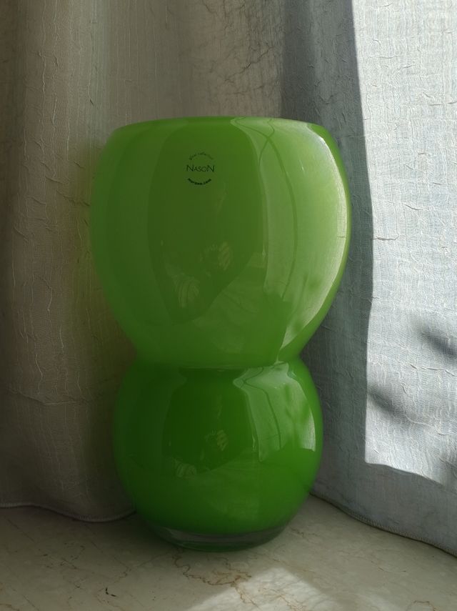 Vaso vetro Murano Nason