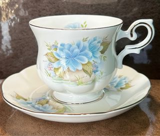 Taza "Blue Temple Garden" Royal Canterbury