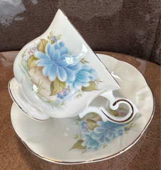 Taza "Blue Temple Garden" Royal Canterbury