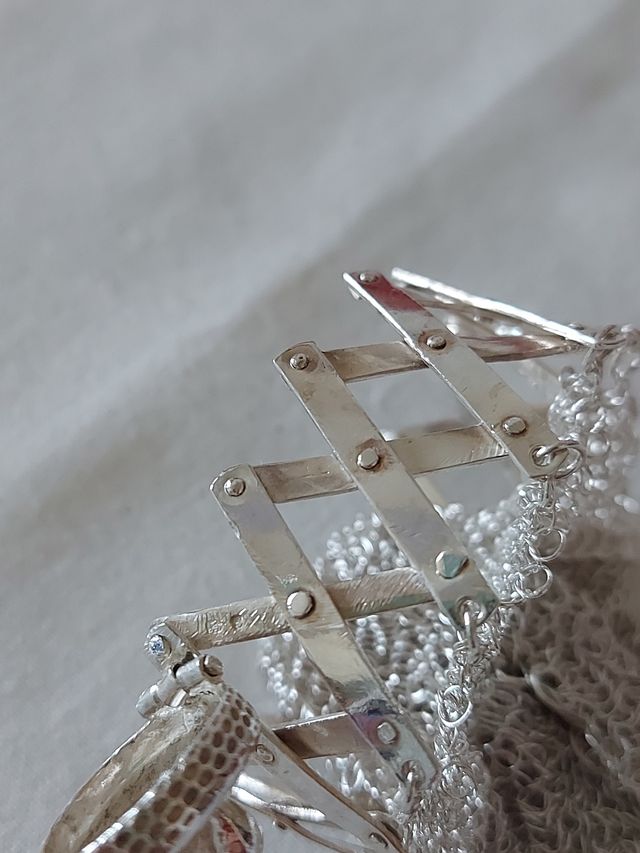 Porta moedas em Prata, com elefante, 30g