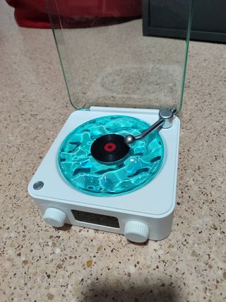 Reproductor de música tocadiscos y sonido marítimo