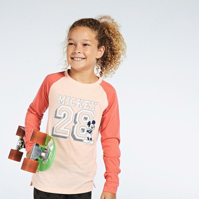 Camiseta manga larga niña Mickey talla 10 (NUEVA)