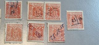 Sellos Fiscales y Diocesanos varios