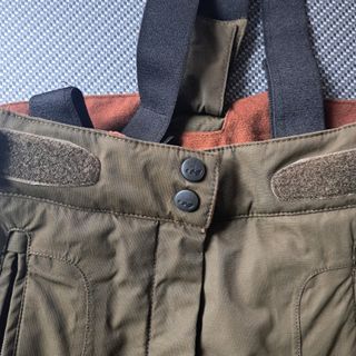 Pantalone sci verde con bretelle Decathlon