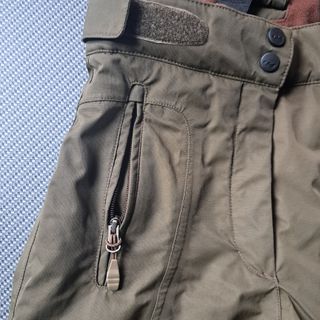 Pantalone sci verde con bretelle Decathlon