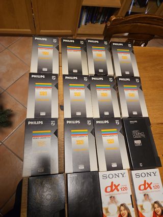 Lotto videocassette vergini non testate