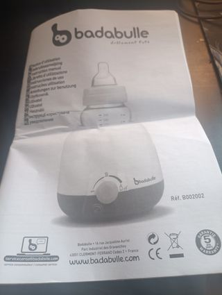 Calienta biberón Badabulle