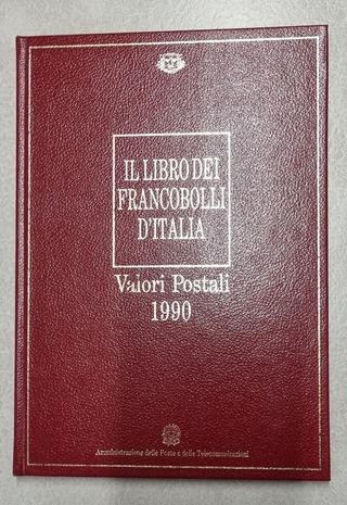 1990-1991 IL LIBRO DEI FRANCOBOLLI D'ITALIA