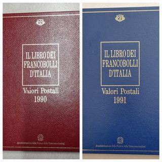 1990-1991 IL LIBRO DEI FRANCOBOLLI D'ITALIA