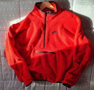 Nike Club Fleece Red Polar