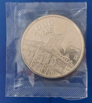 Moneda 2000 pesetas de plata año 1994