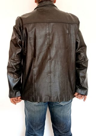 Chaqueta cuero búfalo auténtico XXL Medidas indica