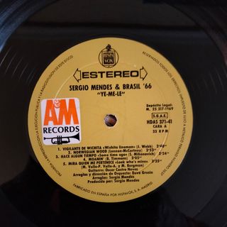 1969 LATIN JAZZ BOSSA NOVA Sergio Mendes y Brasil