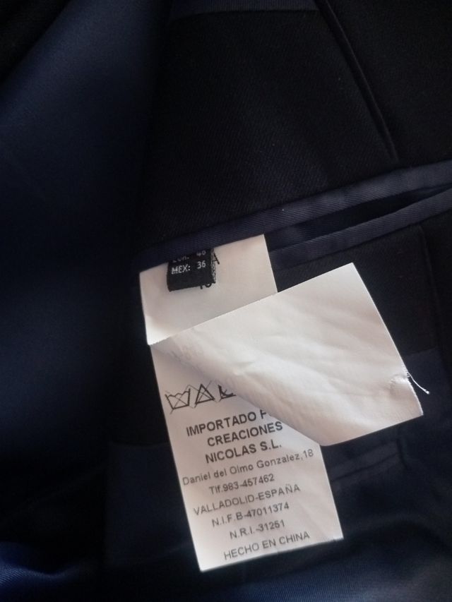 Traje chaqueta graduación