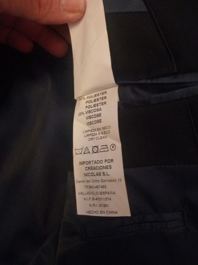 Traje chaqueta graduación