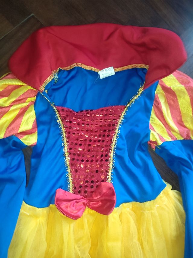 Vestido de carnaval blanca Nieves 