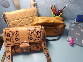 Lote de 10 bolsos distintas marcas