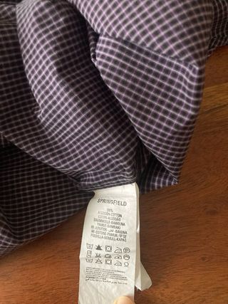 Camisa de cuadros Springfield