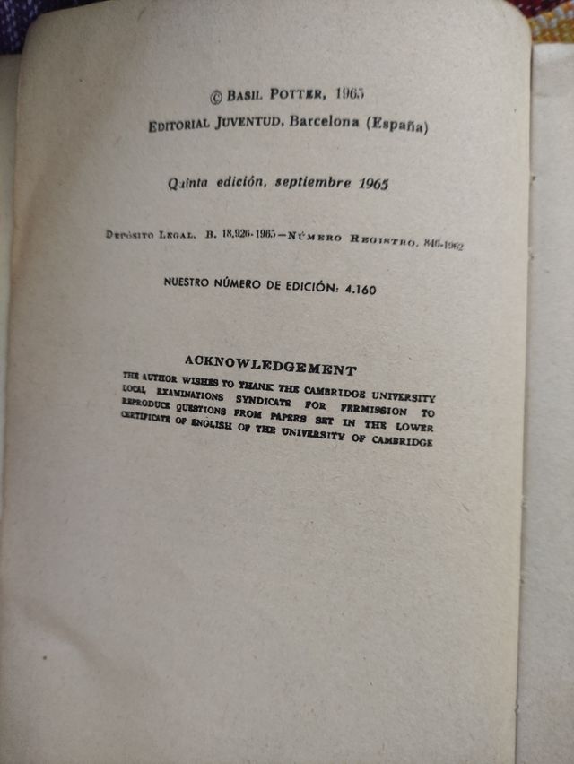 Libro inglés para españoles