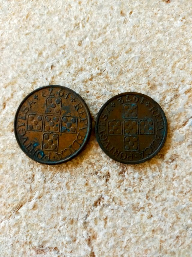Lote 25 monedas de Portugal