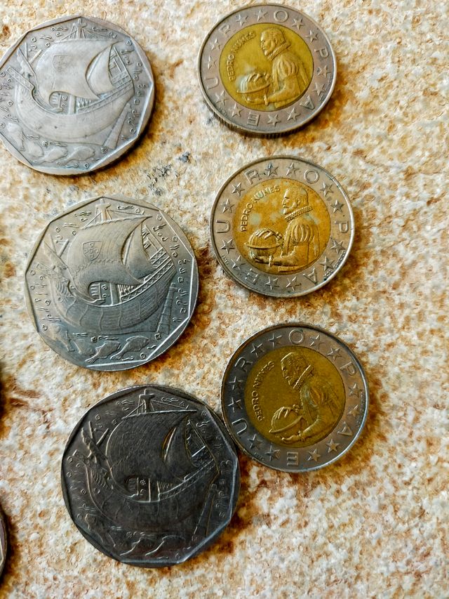 Lote 25 monedas de Portugal
